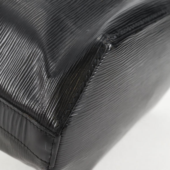 LOUIS VUITTON Epi Sac Depaule PM Shoulder Bag Black M80157 LV Auth 136885