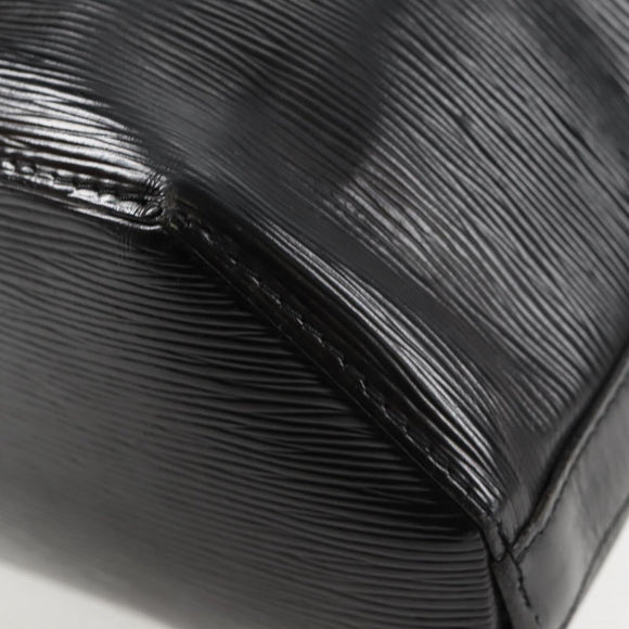 LOUIS VUITTON Epi Sac Depaule PM Shoulder Bag Black M80157 LV Auth 136885