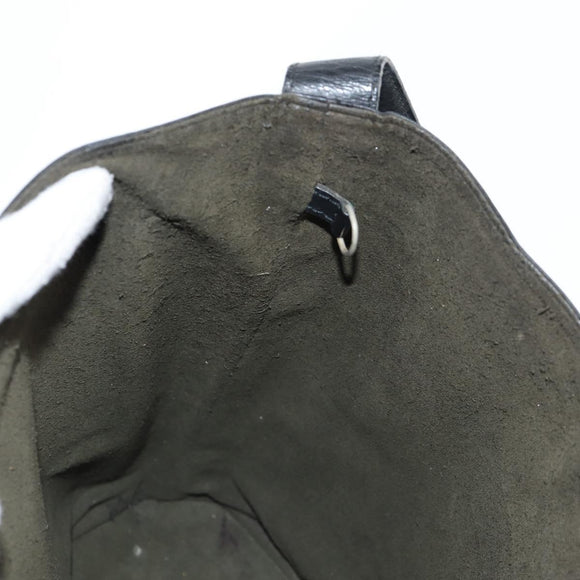 LOUIS VUITTON Epi Sac Depaule PM Shoulder Bag Black M80157 LV Auth 136885