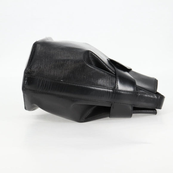 LOUIS VUITTON Epi Sac Depaule PM Shoulder Bag Black M80157 LV Auth 136885