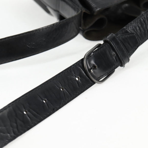 LOUIS VUITTON Epi Sac Depaule PM Shoulder Bag Black M80157 LV Auth 136885