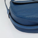 LOUIS VUITTON Epi June Feuille Shoulder Bag Blue M52155 LV Auth 136887-15