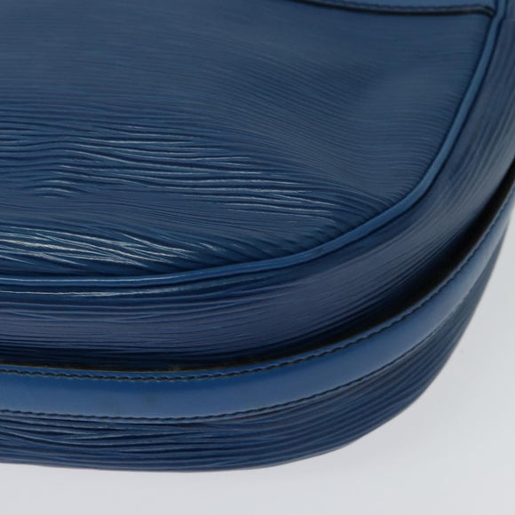 LOUIS VUITTON Epi June Feuille Shoulder Bag Blue M52155 LV Auth 136887