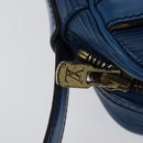 LOUIS VUITTON Epi June Feuille Shoulder Bag Blue M52155 LV Auth 136887-8