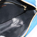 LOUIS VUITTON Epi June Feuille Shoulder Bag Blue M52155 LV Auth 136887-20