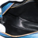 LOUIS VUITTON Epi June Feuille Shoulder Bag Blue M52155 LV Auth 136887-21