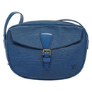 LOUIS VUITTON Epi June Feuille Shoulder Bag Blue M52155 LV Auth 136887-13