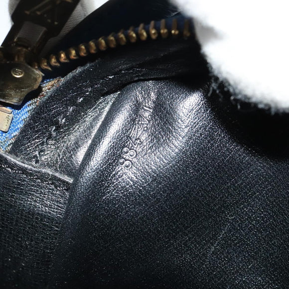 LOUIS VUITTON Epi June Feuille Shoulder Bag Blue M52155 LV Auth 136887