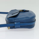 LOUIS VUITTON Epi June Feuille Shoulder Bag Blue M52155 LV Auth 136887-3