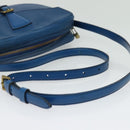 LOUIS VUITTON Epi June Feuille Shoulder Bag Blue M52155 LV Auth 136887-7