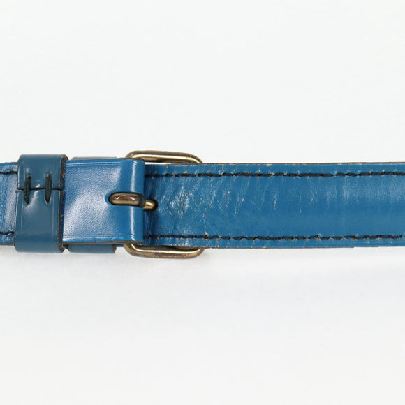 LOUIS VUITTON Epi Cartouchiere MM Shoulder Bag Blue M52245 LV Auth 136888