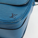 LOUIS VUITTON Epi Cartouchiere MM Shoulder Bag Blue M52245 LV Auth 136888-16