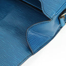 LOUIS VUITTON Epi Cartouchiere MM Shoulder Bag Blue M52245 LV Auth 136888-21