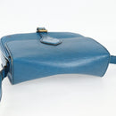 LOUIS VUITTON Epi Cartouchiere MM Shoulder Bag Blue M52245 LV Auth 136888-6