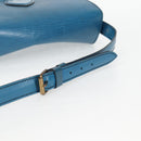 LOUIS VUITTON Epi Cartouchiere MM Shoulder Bag Blue M52245 LV Auth 136888-8