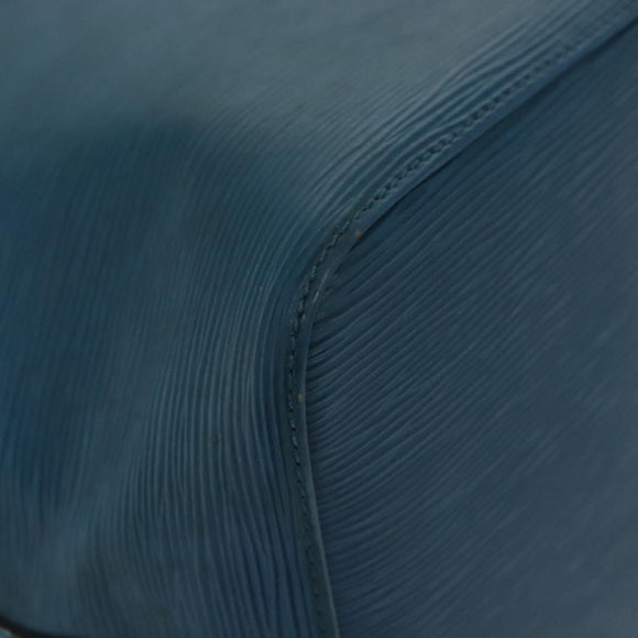 LOUIS VUITTON Epi Petit Noe Shoulder Bag Blue M44105 LV Auth 136907