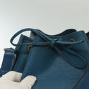 LOUIS VUITTON Epi Petit Noe Shoulder Bag Blue M44105 LV Auth 136907-10