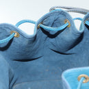 LOUIS VUITTON Epi Petit Noe Shoulder Bag Blue M44105 LV Auth 136907-18