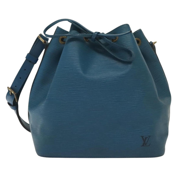 LOUIS VUITTON Epi Petit Noe Shoulder Bag Blue M44105 LV Auth 136907