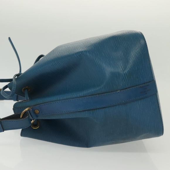 LOUIS VUITTON Epi Petit Noe Shoulder Bag Blue M44105 LV Auth 136907