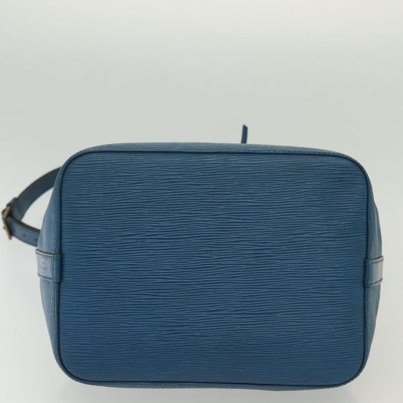 LOUIS VUITTON Epi Petit Noe Shoulder Bag Blue M44105 LV Auth 136907