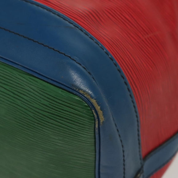 LOUIS VUITTON Epi Toriko Color Noe Bag Red Blue Green M44084 LV Auth 136908