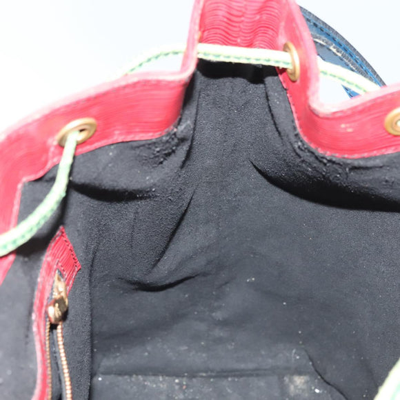 LOUIS VUITTON Epi Toriko Color Noe Bag Red Blue Green M44084 LV Auth 136908