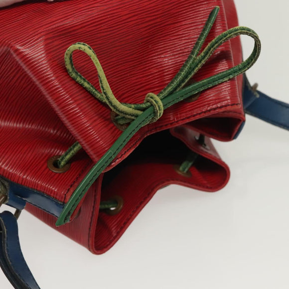 LOUIS VUITTON Epi Toriko Color Noe Bag Red Blue Green M44084 LV Auth 136908