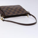 LOUIS VUITTON Damier Ebene Trousse Makeup Pouch N51982 LV Auth 136912-7
