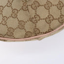 GUCCI GG Canvas Shoulder Bag Beige Gold 182092 Auth 136918-16