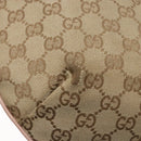 GUCCI GG Canvas Shoulder Bag Beige Gold 182092 Auth 136918-9