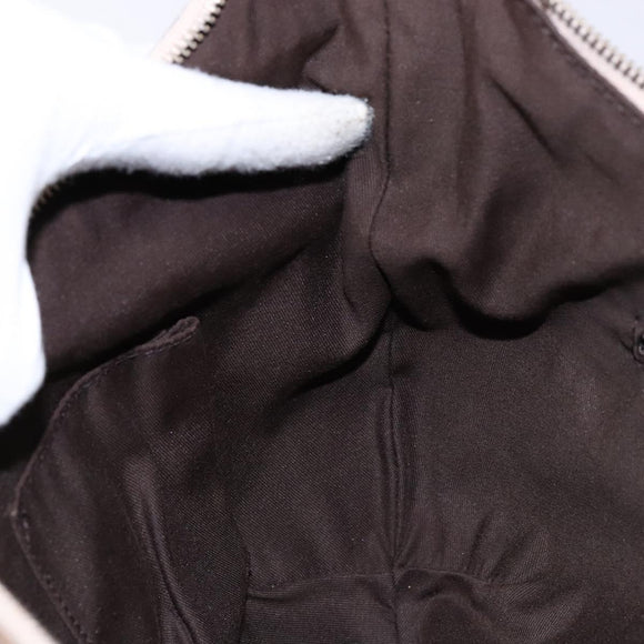 GUCCI GG Canvas Shoulder Bag Beige Gold 182092 Auth 136918