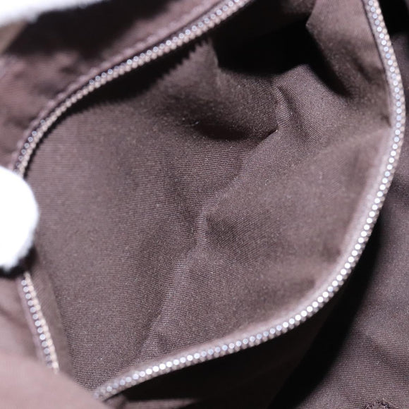 GUCCI GG Canvas Shoulder Bag Beige Gold 182092 Auth 136918