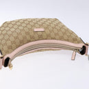 GUCCI GG Canvas Shoulder Bag Beige Gold 182092 Auth 136918-6
