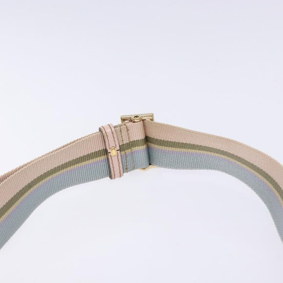 GUCCI GG Canvas Shoulder Bag Beige Gold 182092 Auth 136918