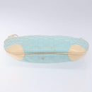GUCCI GG Canvas Shoulder Bag Light Blue Gold 001 4158 3754 Auth 136919-5