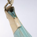 GUCCI GG Canvas Shoulder Bag Light Blue Gold 001 4158 3754 Auth 136919-19