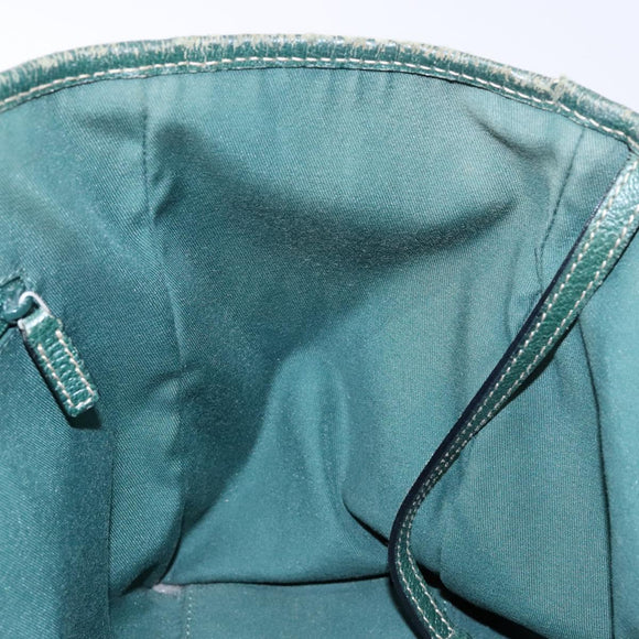 GUCCI GG Canvas Web Sherry Line Tote Bag Beige Green Red 115810 Auth 136923