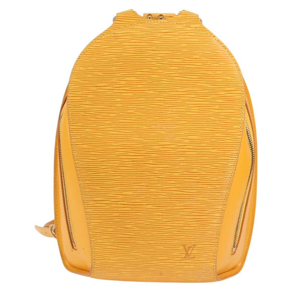 LOUIS VUITTON Epi Mabillon Backpack Yellow M52239 LV Auth 136925