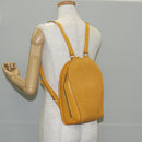 LOUIS VUITTON Epi Mabillon Backpack Yellow M52239 LV Auth 136925-27