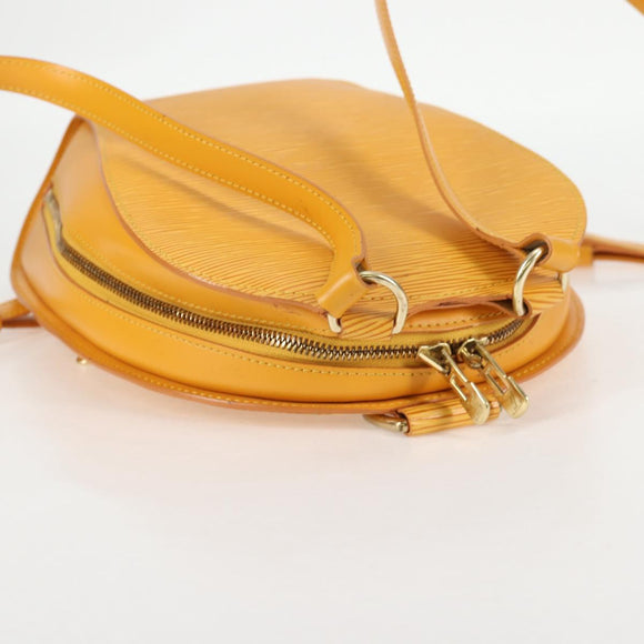 LOUIS VUITTON Epi Mabillon Backpack Yellow M52239 LV Auth 136925