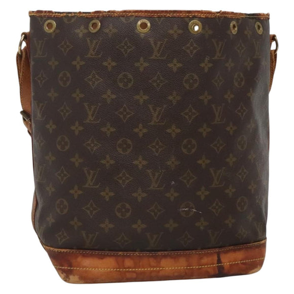 LOUIS VUITTON Monogram Noe Shoulder Bag M42224 LV Auth 136930