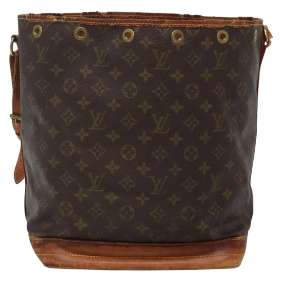 LOUIS VUITTON Monogram Noe Shoulder Bag M42224 LV Auth 136930