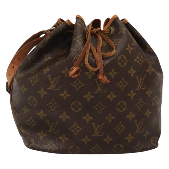 LOUIS VUITTON Monogram Petit Noe Shoulder Bag M42226 LV Auth 136931