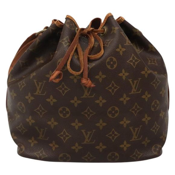LOUIS VUITTON Monogram Petit Noe Shoulder Bag M42226 LV Auth 136931