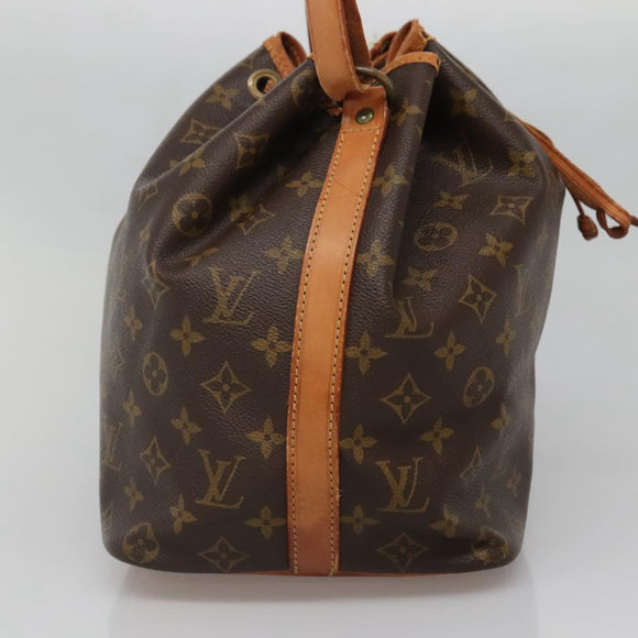LOUIS VUITTON Monogram Petit Noe Shoulder Bag M42226 LV Auth 136931