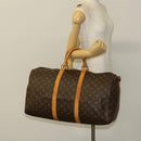 LOUIS VUITTON Monogram Keepall Bandouliere 50 Boston Bag M41416 LV Auth 136941-22