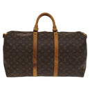 LOUIS VUITTON Monogram Keepall Bandouliere 50 Boston Bag M41416 LV Auth 136941-3