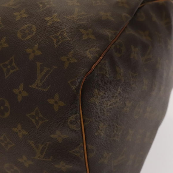 LOUIS VUITTON Monogram Keepall 55 Boston Bag M41424 LV Auth 136942