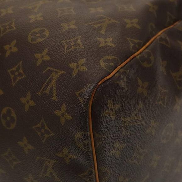 LOUIS VUITTON Monogram Keepall 55 Boston Bag M41424 LV Auth 136942